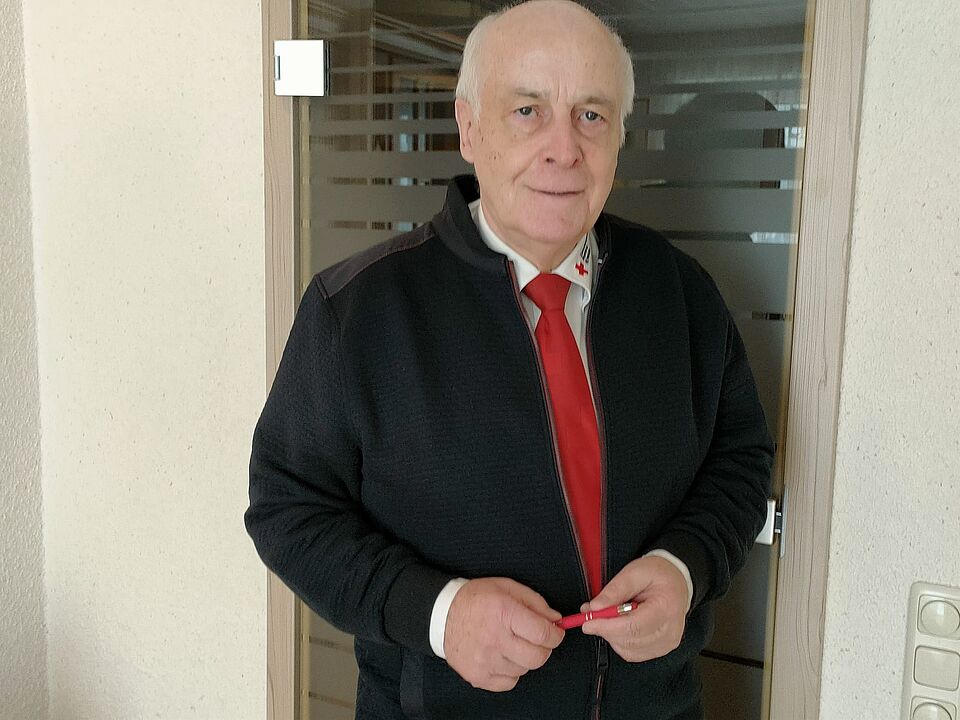 Foto DRK Dankersen: Heinz Bartels Vors. DRK OV Dankersen e.V.